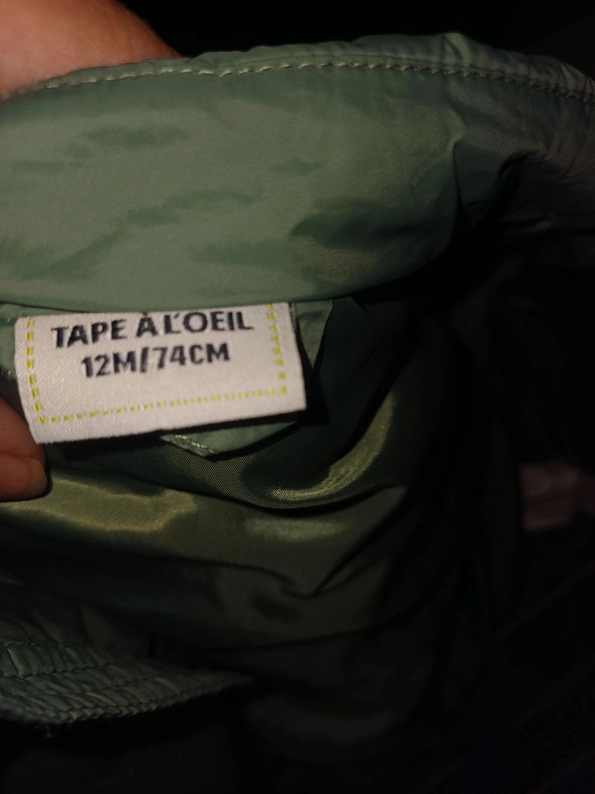 Mokslot zonder mouwen kaki maat 1 jaar merk tape a l oeil – photo 6